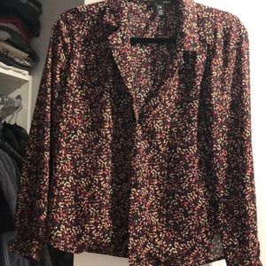 Aqua (Bloomingdales) multi color button down